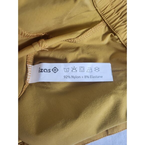 Izas Men's Rock Hiking Shorts Gold Honey Size S STRETCH NWT Summer Vacation - Picture 7 of 7